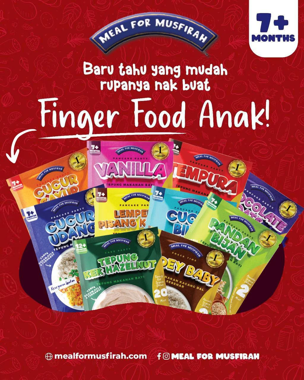 MEAL FOR MUSFIRAH TEPUNG (For 7 months+)
