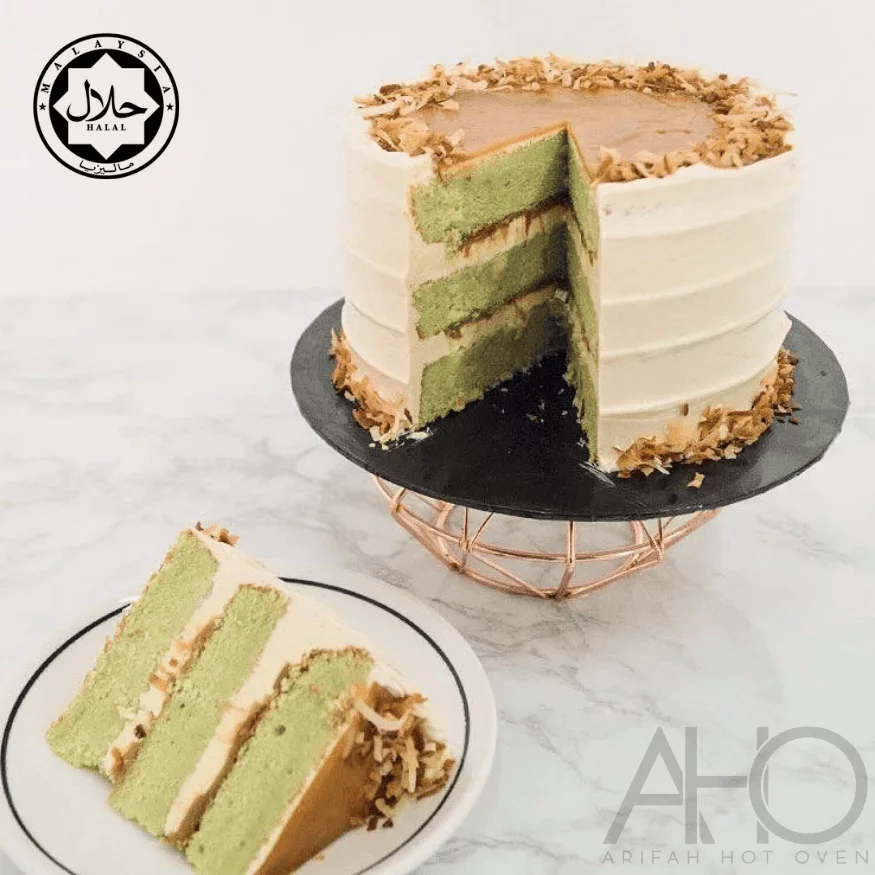Pandan Gula Melaka Cake
