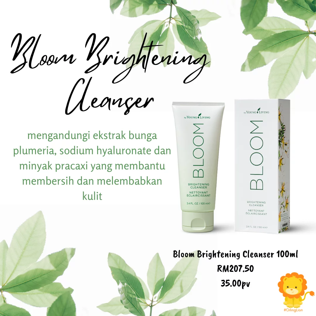 Bloom Brightening offers Cleanser