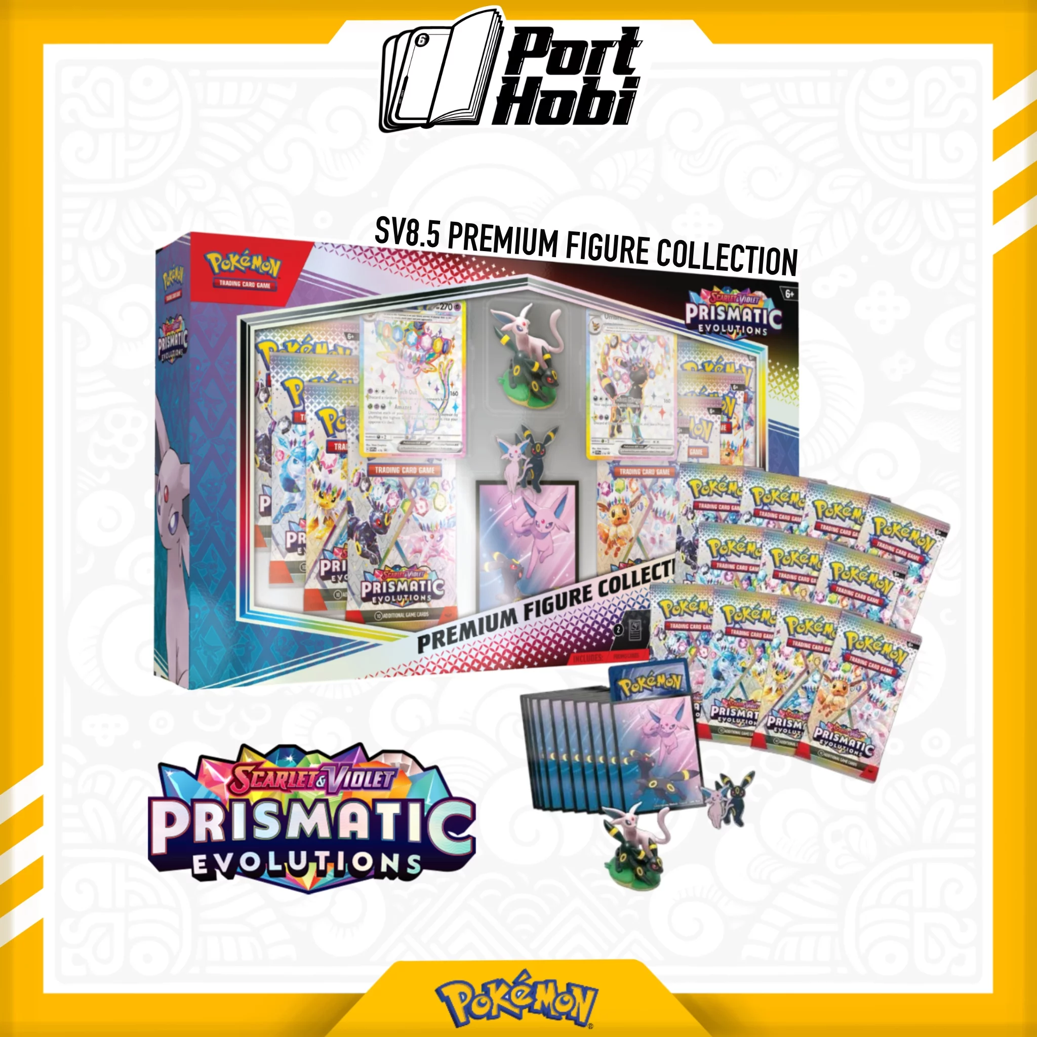 【SV8.5】Pokemon Prismatic Evolutions Premium Figure Collection